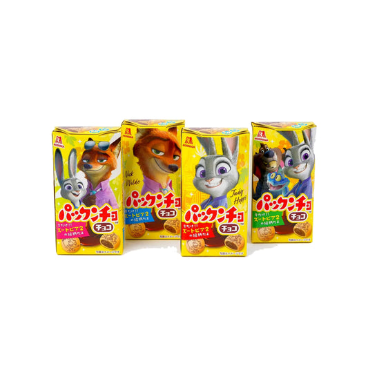 MORINAGA Pakkuncho Chocolate Cream Biscuit (43g) - Japan