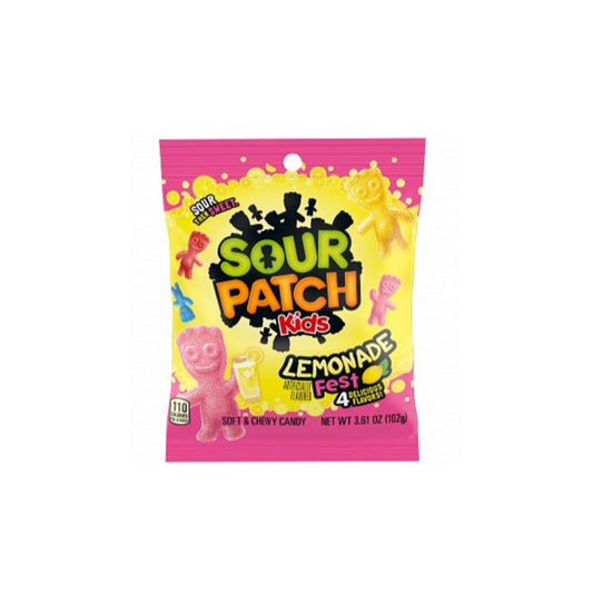Sour Patch Kids Lemonade Fest Peg Bag (102g) - America