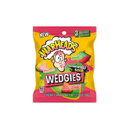 Warheads Wedgies Peg Bag (99g) - America