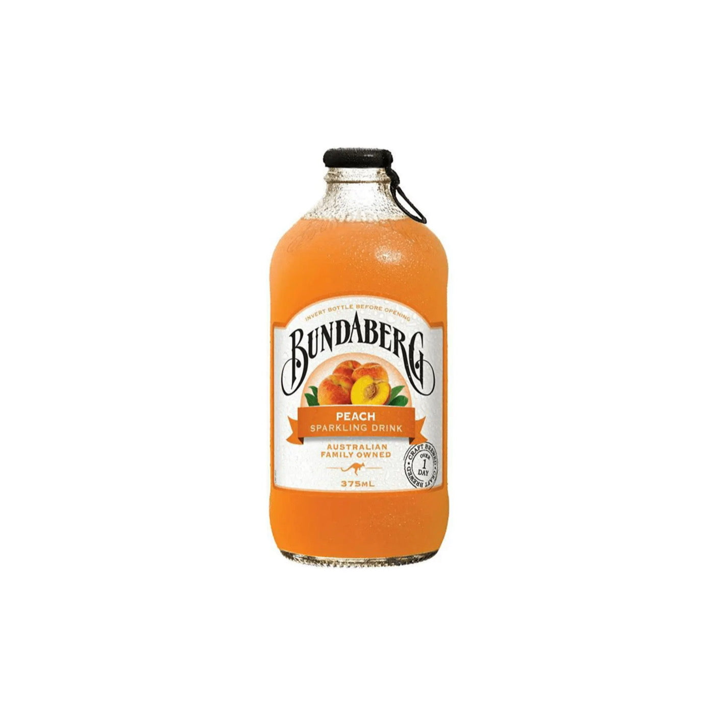 Bundaberg Peach Sparkling Drink (375ml) - Australia