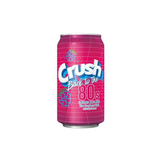 Crush Back To The 80s Electric Blue Razz Soda Can (355ml) - America
