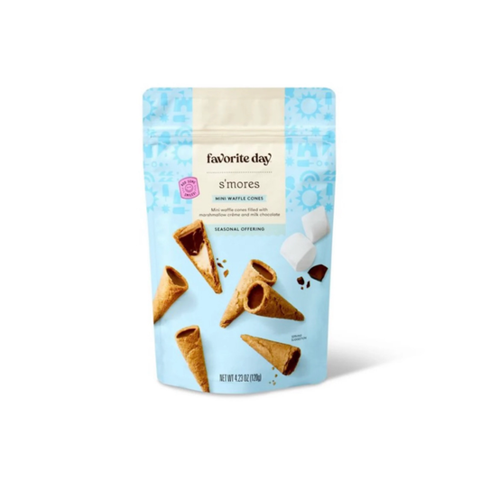 Favorite Day S’mores Mini Waffle Cones (120g) - America