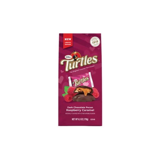 Demet’s Turtles Valentine’s Dark Chocolate Pecan Raspberry Caramel (178g) - Canada