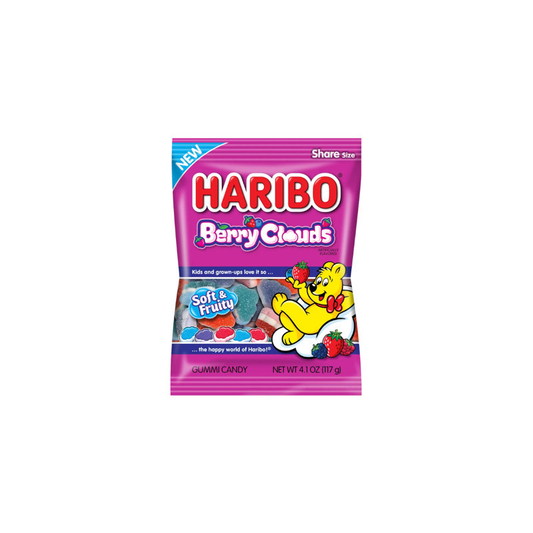 Haribo Berry Clouds Peg Bag (117g) - America