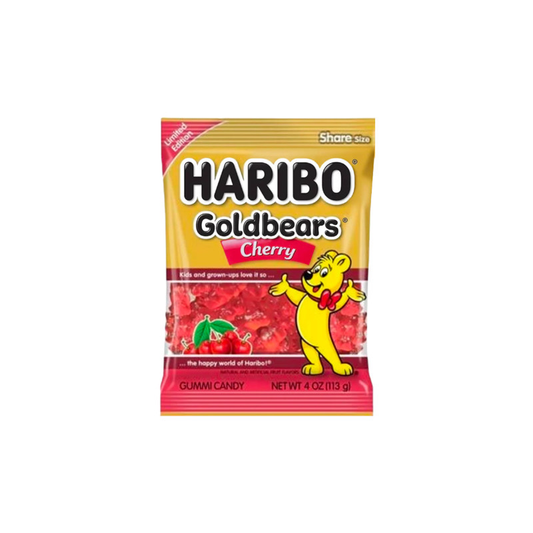 Haribo Goldbears Cherry Peg Bag (113g) - America