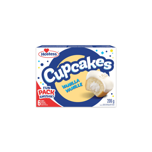 Hostess Vanilla Cupcakes 6-Pack (206g) - Canada