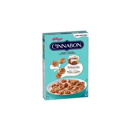 Kellogg’s Cinnabon Cinnamon Roll Cereal (247g) - Canada BEST BEFORE 31/10/24