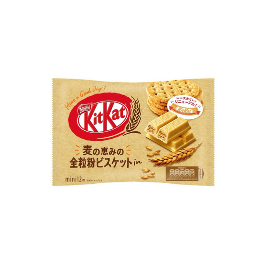 Kit Kat Mini Whole Wheat Chocolate Bars 10-Pack (135g) - Japan