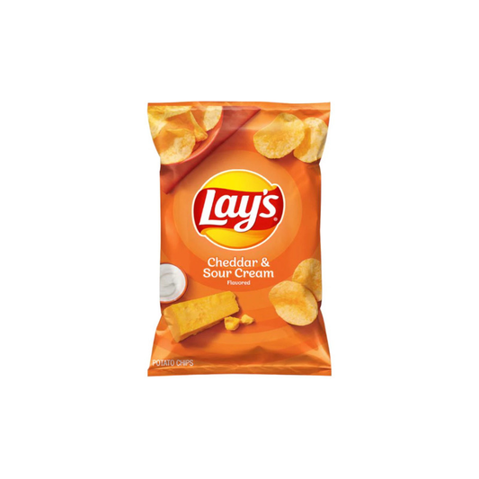 Lay’s Potato Chips Cheddar & Sour Cream (184g) - America BEST BEFORE 31/10/24