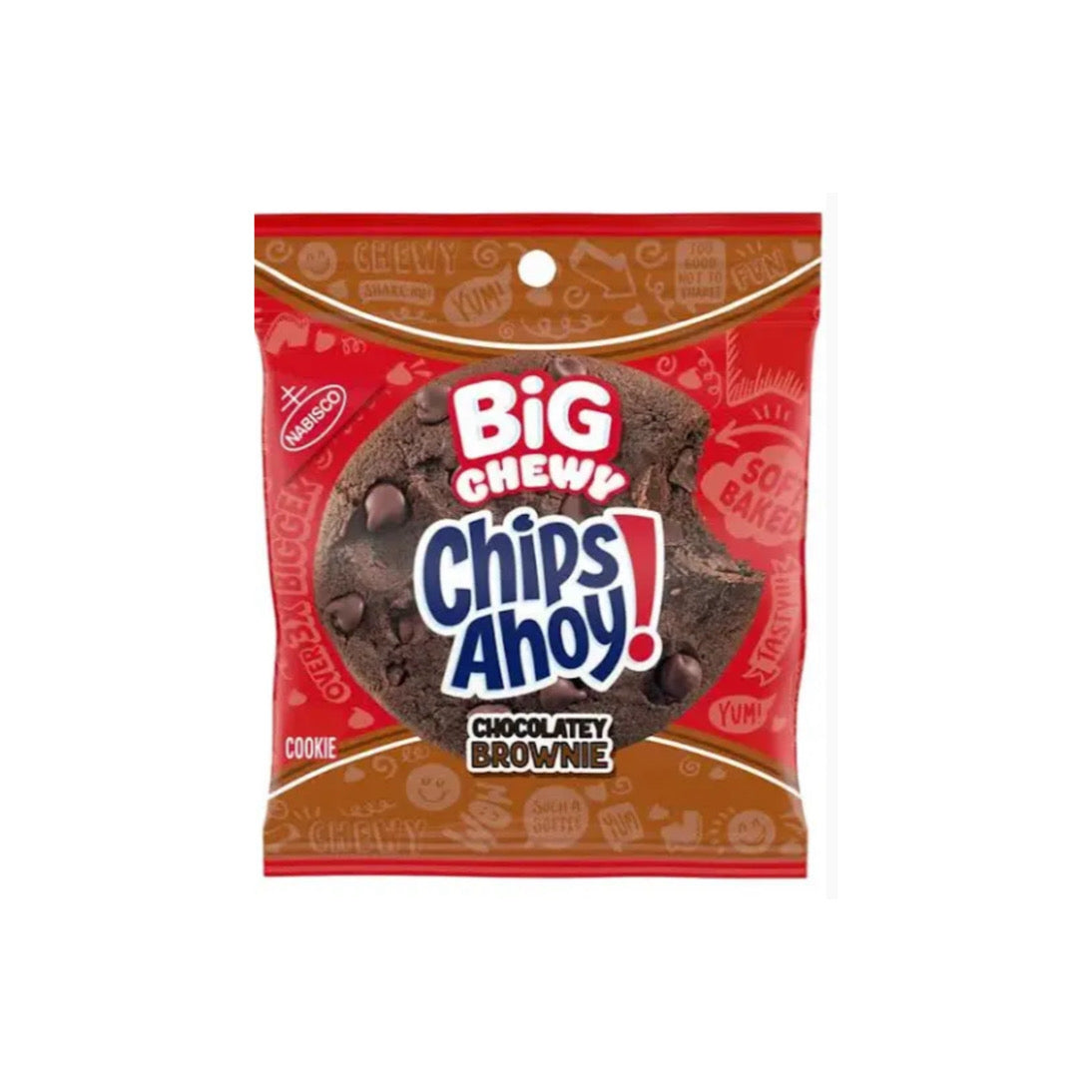 Chips Ahoy! BIG Chewy Chocolatey Brownie Cookies (71g) - America