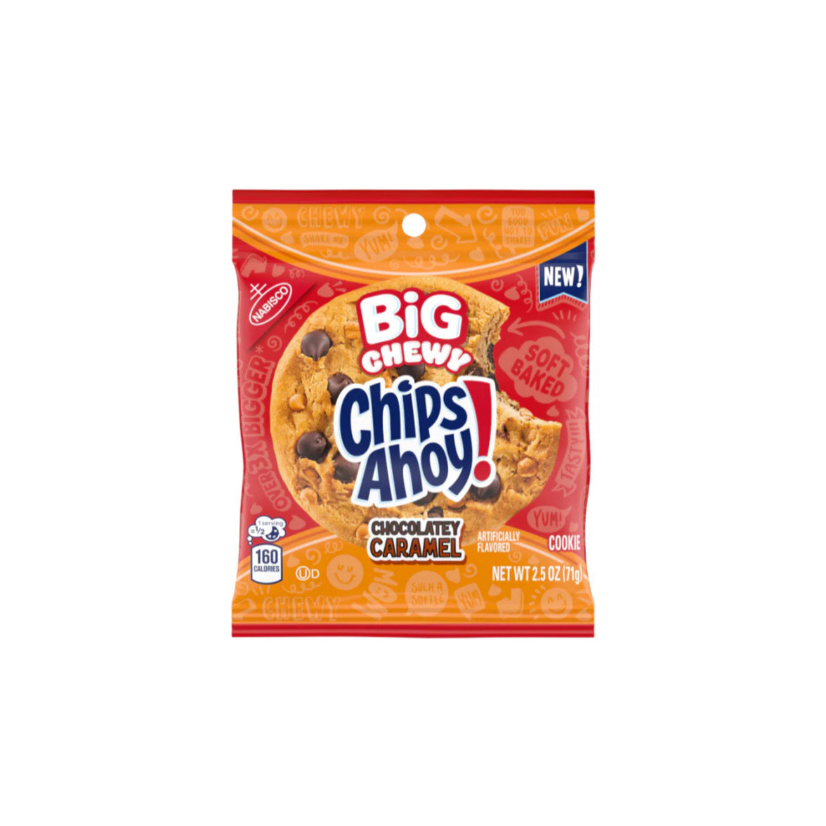 Chips Ahoy! BIG Chewy Chocolatey Caramel (71g) - America