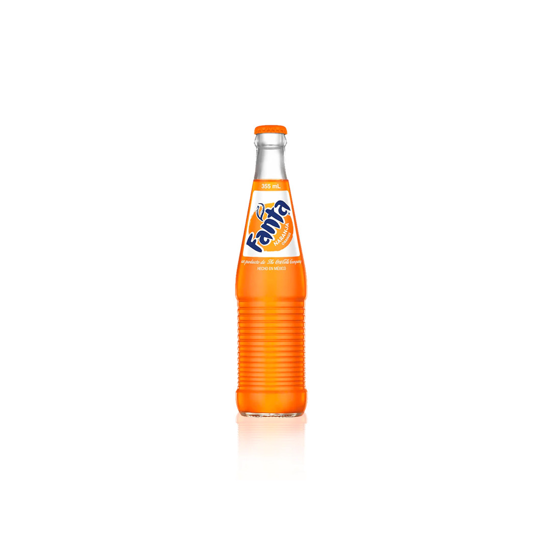 Mexican Fanta Orange Glass Bottle (355ml) - Mexico