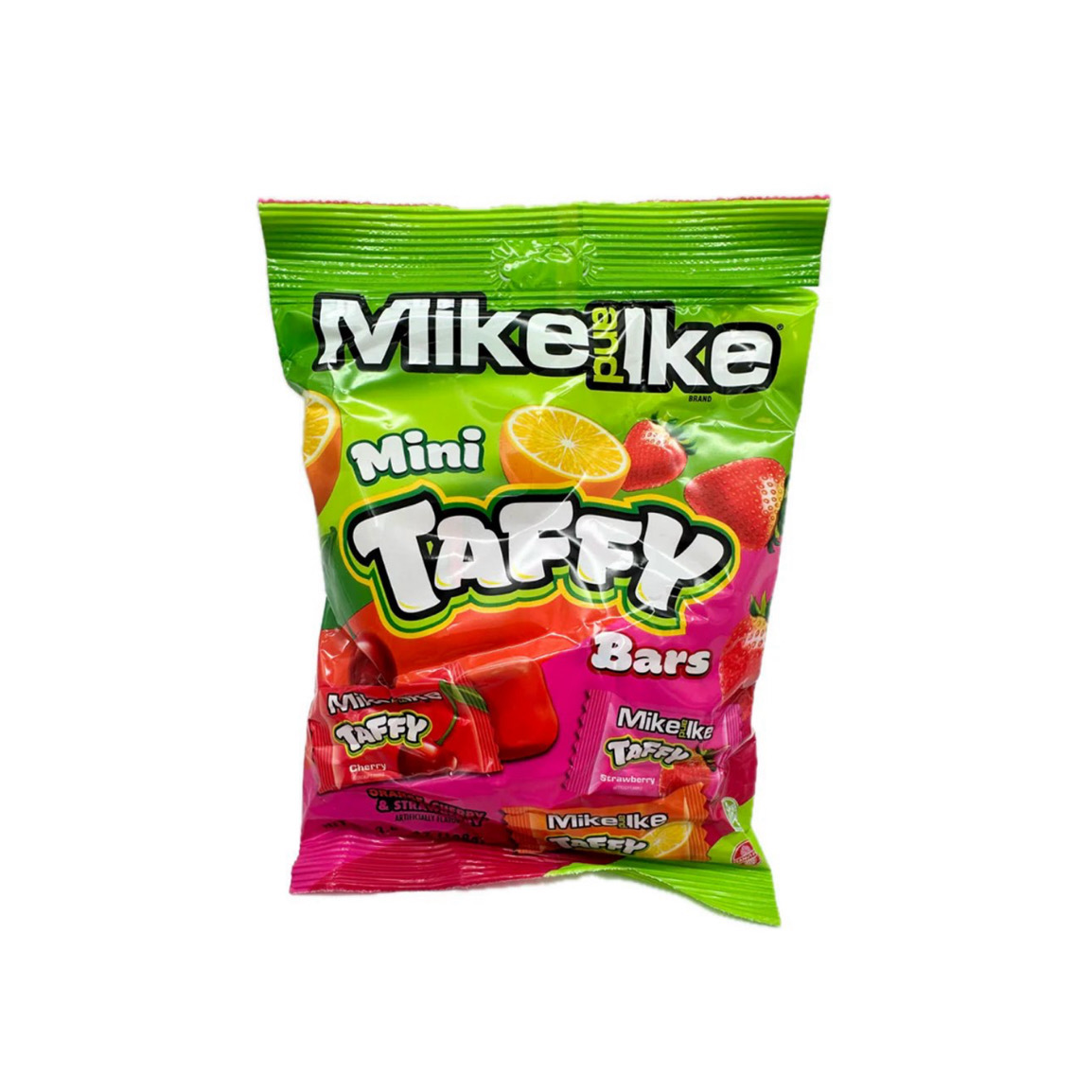 Mike and Ike Mini Taffy Bars Peg Bag (108g) - America