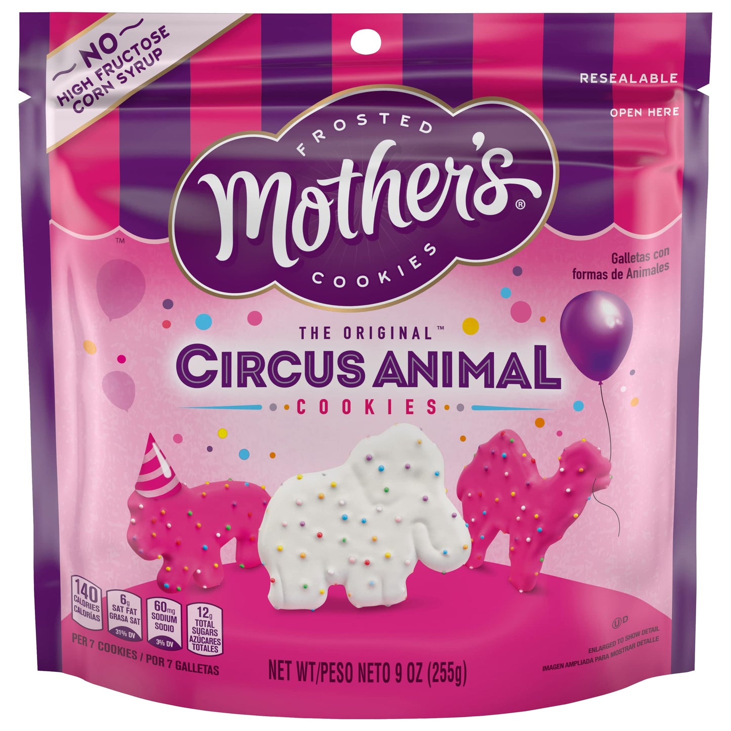 Mother’s Frosted Cookies The Original Circus Animal Cookies (255g) - America