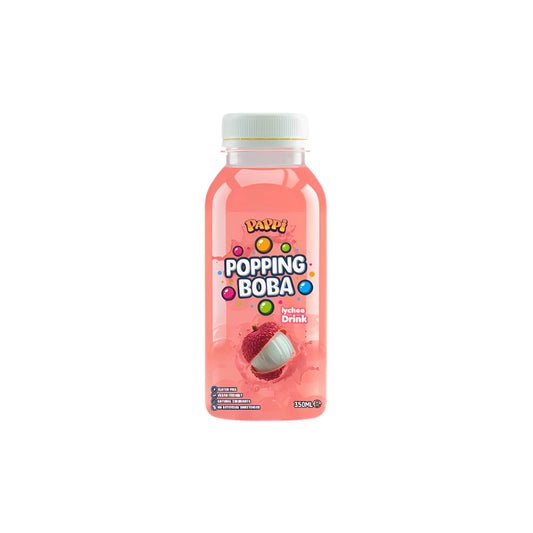 Pappi Popping Boba Lychee (350ml) - Turkey