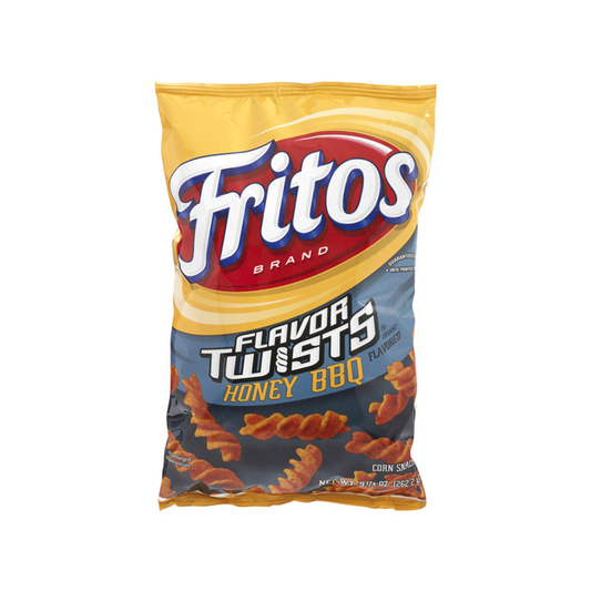 Fritos Flavour Twists Honey BBQ Corn Snacks Large Bag (283g) - America