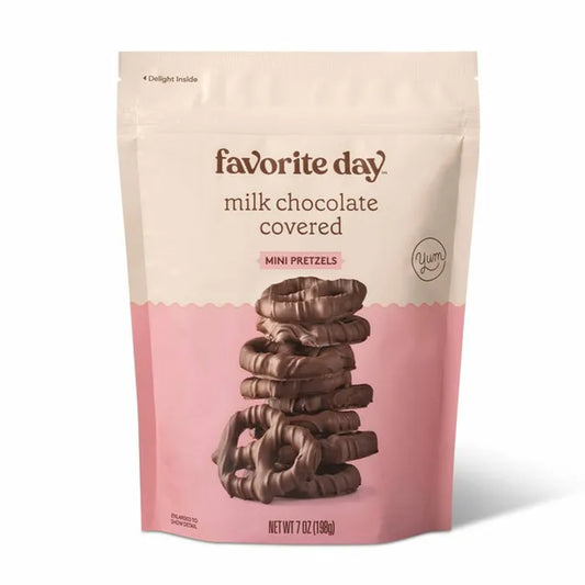 Favorite Day Milk Chocolate Covered Mini Pretzels Candy (198g) - America