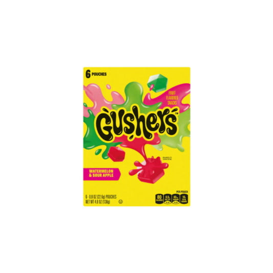 Betty Crocker Gushers Watermelon and Sour Apple (136g) - America