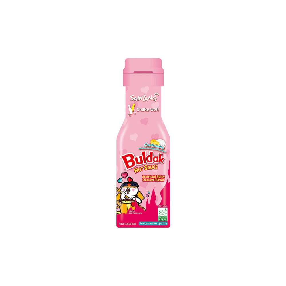Samyang Buldak Carbonara Chicken Hot Sauce Bottle (165ml) - Korea