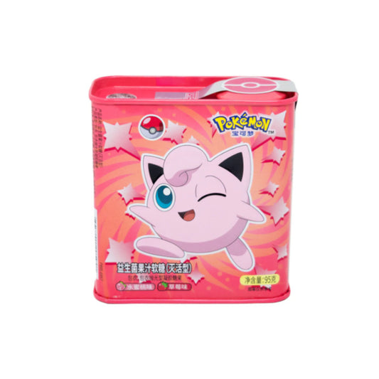 Pokémon Peach Strawberry Prebiotic Candy Jigglypuff Gift Tin (95g) - China