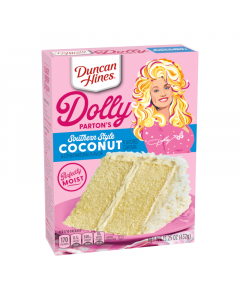 Duncan Hines Dolly Parton's Southern Style Coconut Cake Mix 15.25oz (432g) - America