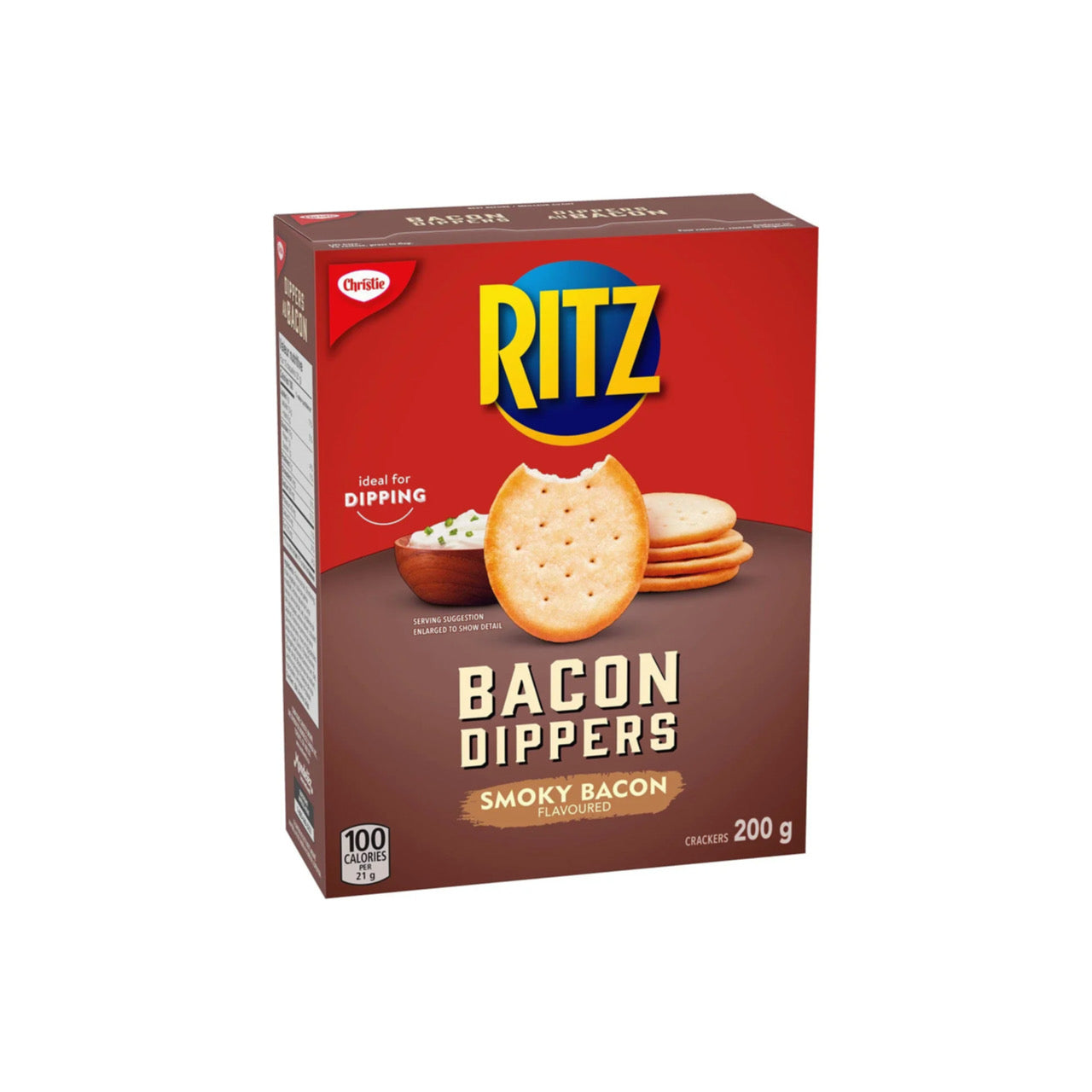Christie Ritz Bacon Dippers Smoky Bacon Crackers (180g) - Canada