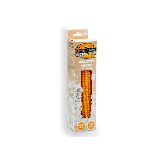 Poppin’ Cobs Microwave Popcorn On the Cob (80g) - America