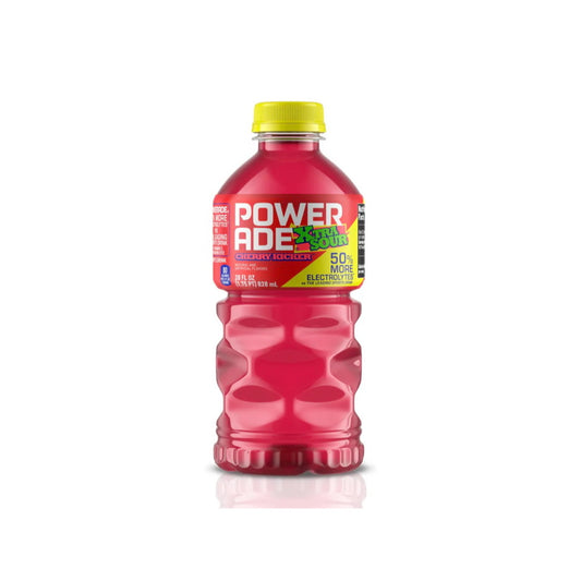 Powerade Xtra Sour Cherry Kicker Sports Drink Bottle (591ml) - America