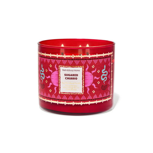 Bath and Body Works Sugared Churro Triple Wick Candle (411g) - America