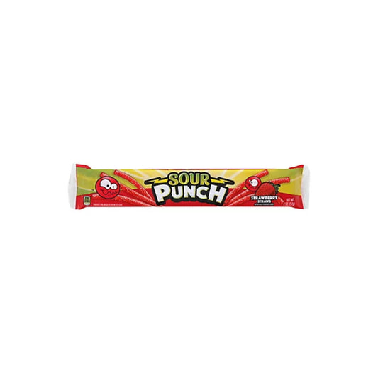Sour Punch Strawberry Straws (57g) - America