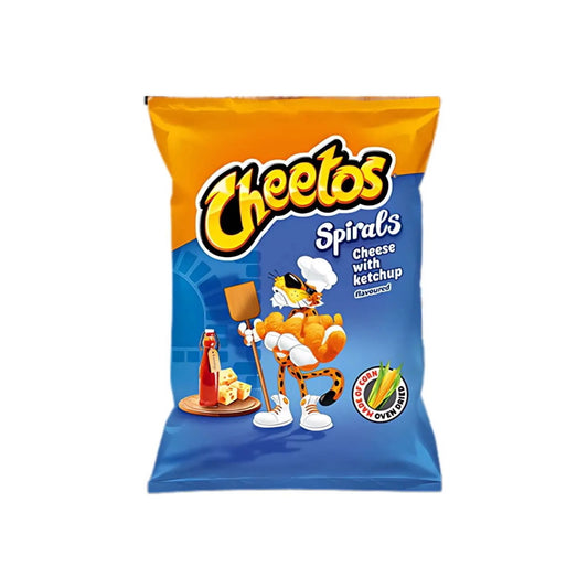 Cheetos Spirals Cheese with Ketchup (145g) - EU