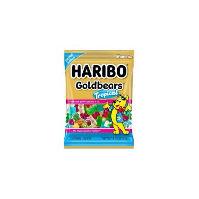 Haribo Limited Edition Gold Bears Tropical (113g) - America