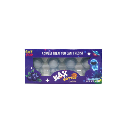 Sip n Pop Blueberry Wax Candy Astronauts 4-Pack (40g) - China