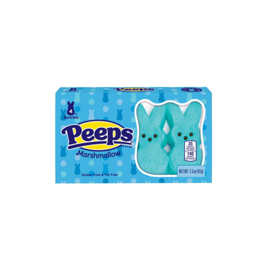Peeps Blue Marshmallow Bunnies 4-Pack (43g) - America
