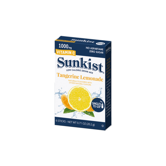 Sunkist Zero Sugar Singles To Go Tangerine Lemonade (20.2g) - America