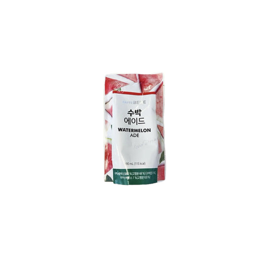 Caffe Bene Watermelon Ade Iced Drink Pouch (190ml) - Korea