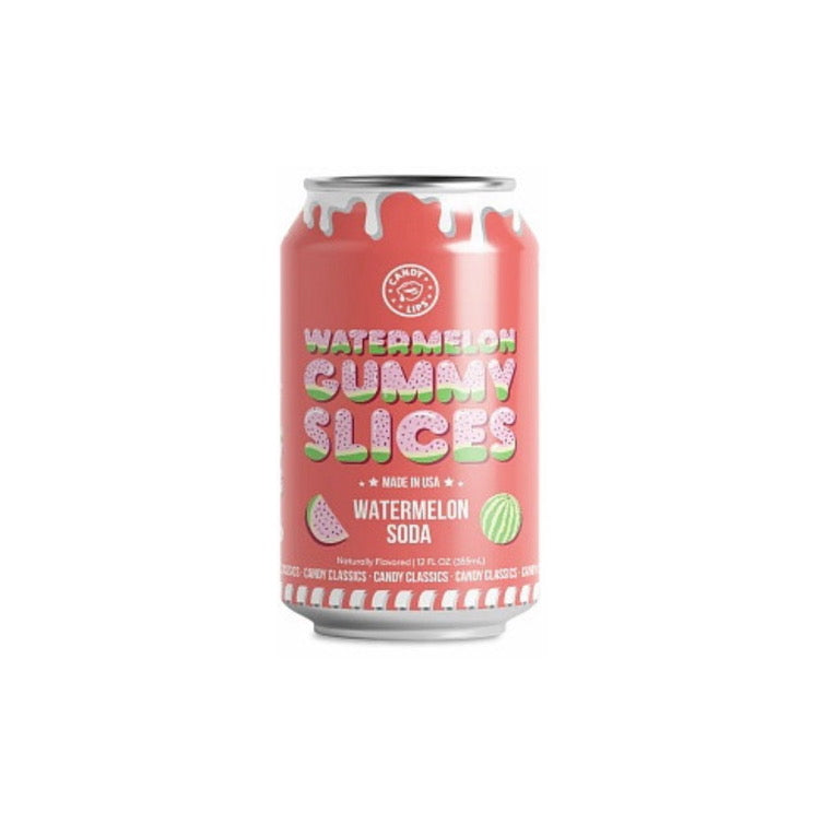 Candy Lips Watermelon Gummy Slices Soda (355ml) - America