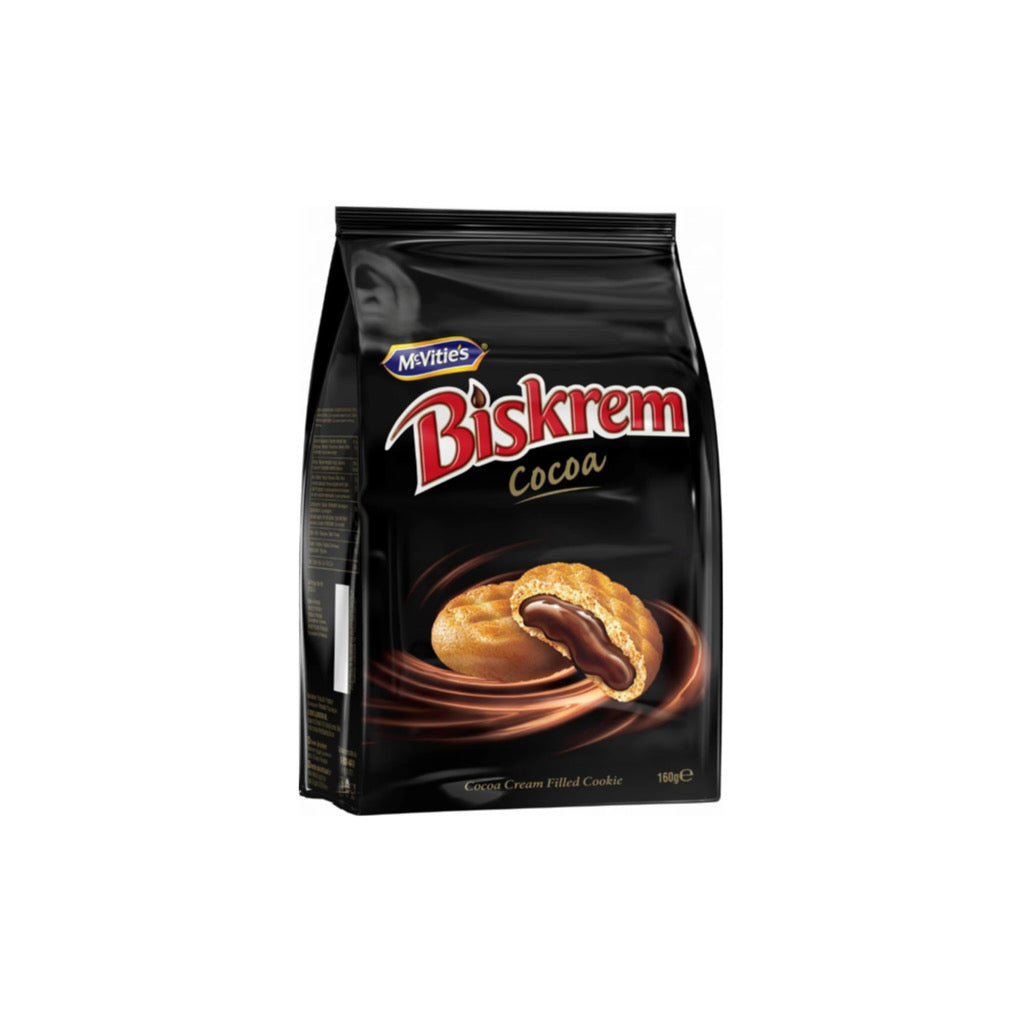 McVitie’s Biskrem Cocoa Cream Filled Cookies (160g) - EU