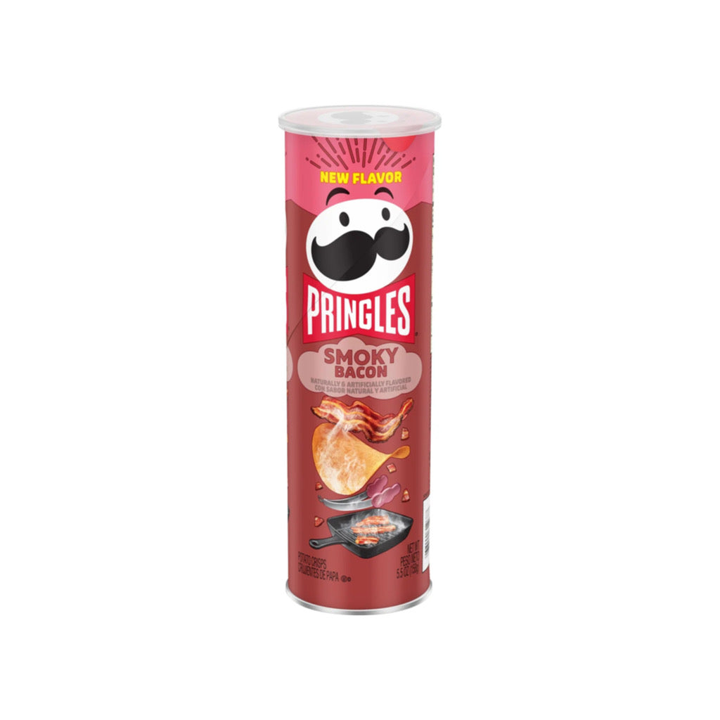 Pringles Smoky Bacon Tube (158g) - America