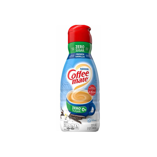 Coffee Mate French Vanilla ZERO SUGAR Coffee Creamer (946ml) - America