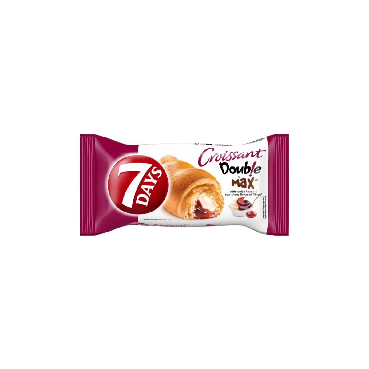 7 Days Double Cherry & Vanilla Croissant (80g) - Poland